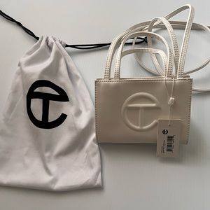 Authentic Telfar white purse